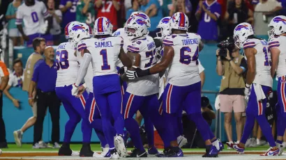 Los Bills están haciendo sufrir a los Dolphins en casa al medio tiempo