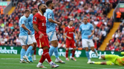 Liverpool perdió el invicto en la Premier League ante Nottingham Forest