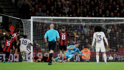 Nkunku marcó el gol del triunfo a los 86 minutos tras una asistencia de Jadon Sancho