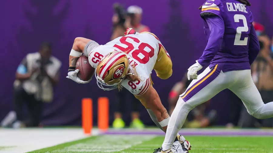 Los Vikings fueron implacables con los 49ers