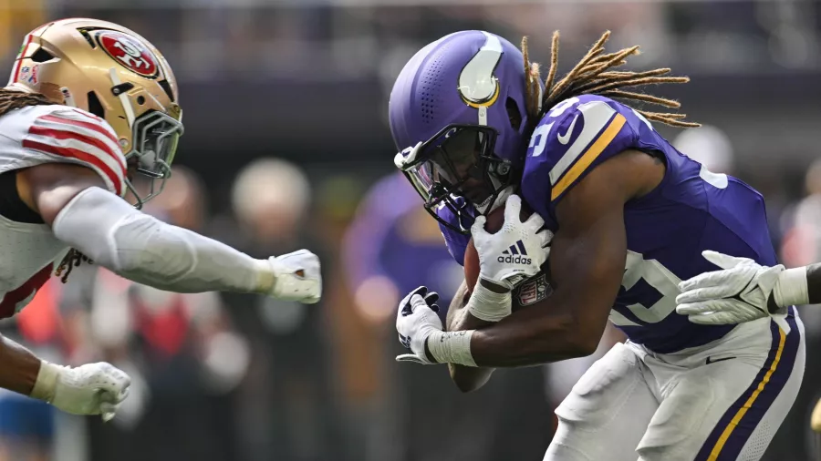 Los Vikings fueron implacables con los 49ers