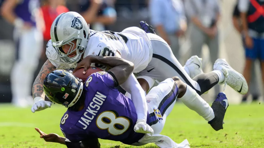 Las Vegas Raiders 26-23 Baltimore Ravens