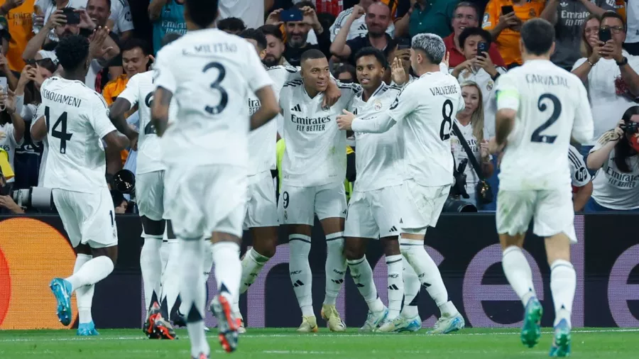 Primer gol en el Santiago Bernabéu en la Champions