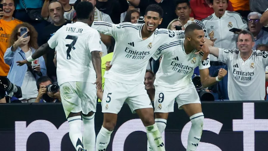 Primer gol de Mbappé con Real Madrid en el torneo continental