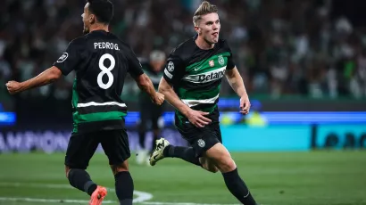 Sporting de Portugal venció 2-0 a Lille y comenzó la Champions League sumando los primeros tres puntos