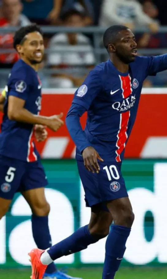 Ousmané Dembélé evitó la caída de París Saint-Germain en la Ligue 1