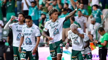 Así celebró el venezolano este gol que podría valer oro.