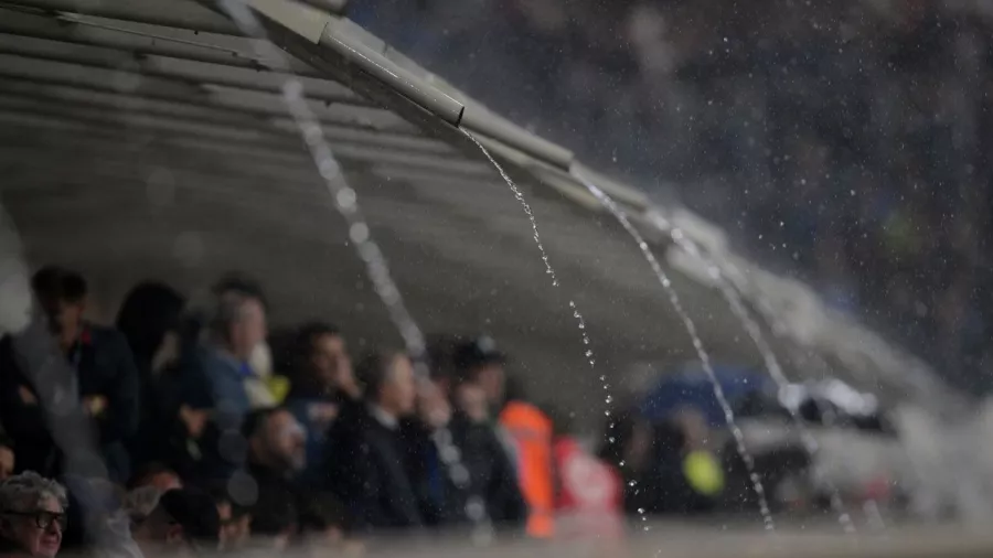 Una tormenta suspendió el partido entre Atalanta y Como de la Serie A