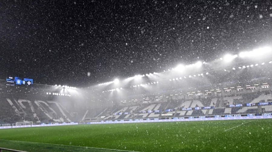 Una tormenta suspendió el partido entre Atalanta y Como de la Serie A