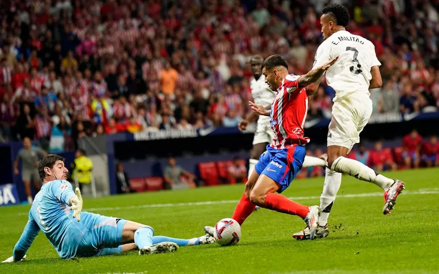 Ángel Correa le borra la sonrisa al Real Madrid