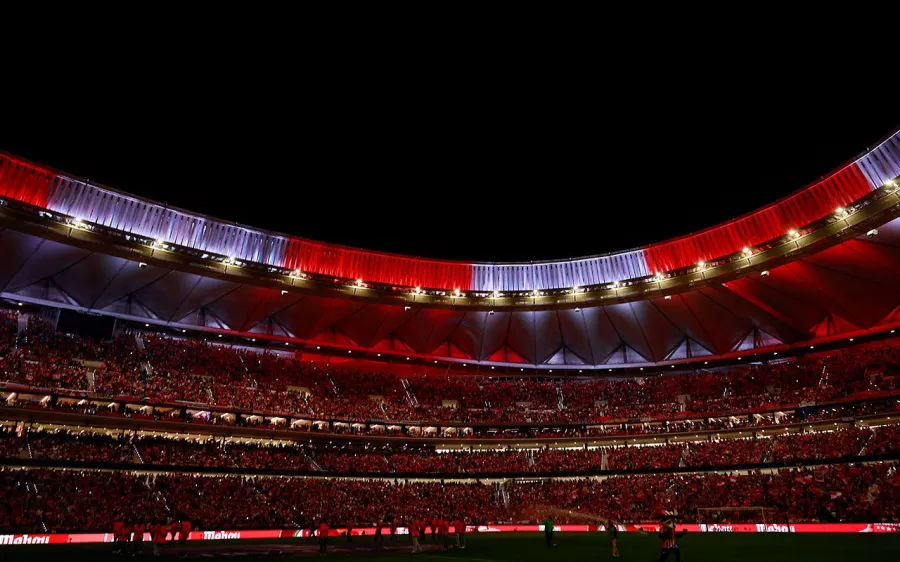 Descomunal mosaico en el Wanda Metropolitano