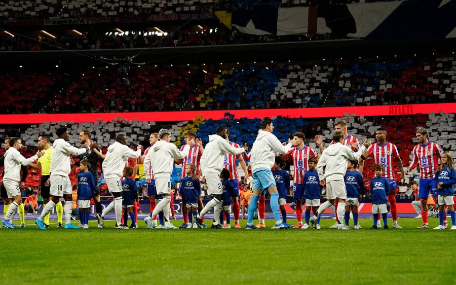 Descomunal mosaico en el Wanda Metropolitano