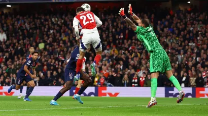 Arsenal venció por primera vez a Paris Saint-Germain en la Champions League