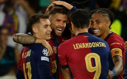 El Barcelona golea a Young Boys y 'revive' en la Champions League