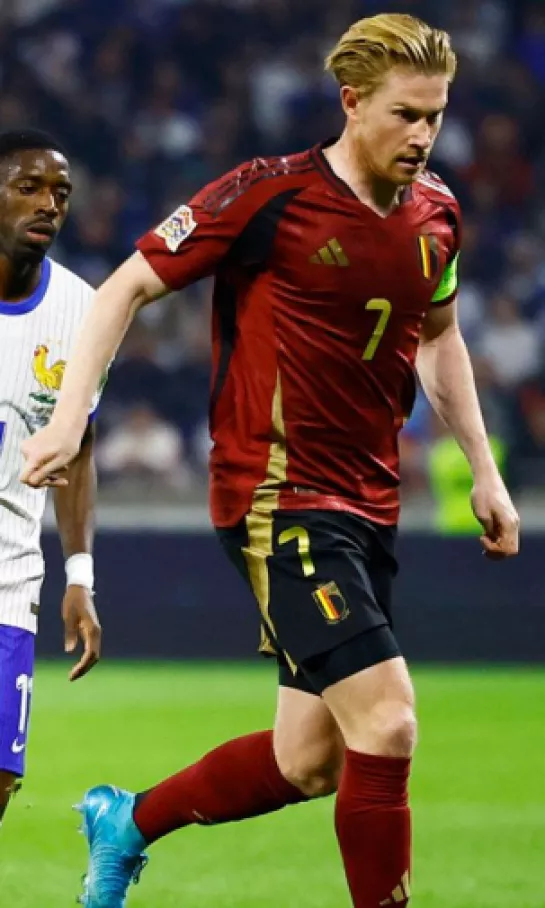 Bélgica sin Kevin De Bruyne y Romelu Lukaku en la Nations League