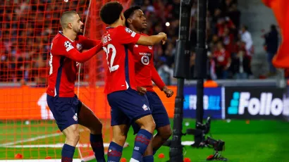 Lille le abolló la corona a Real Madrid en la Champions League