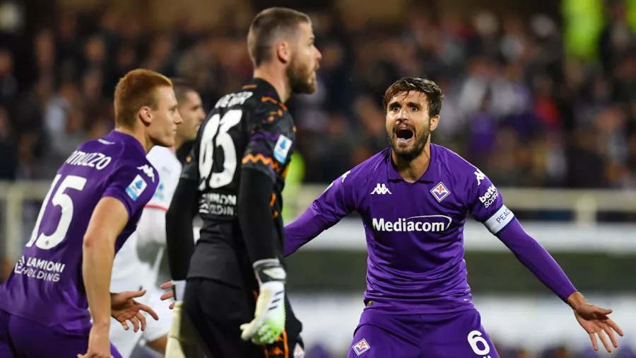 Fiorentina derrotó a Milan con David De Gea en plan grande