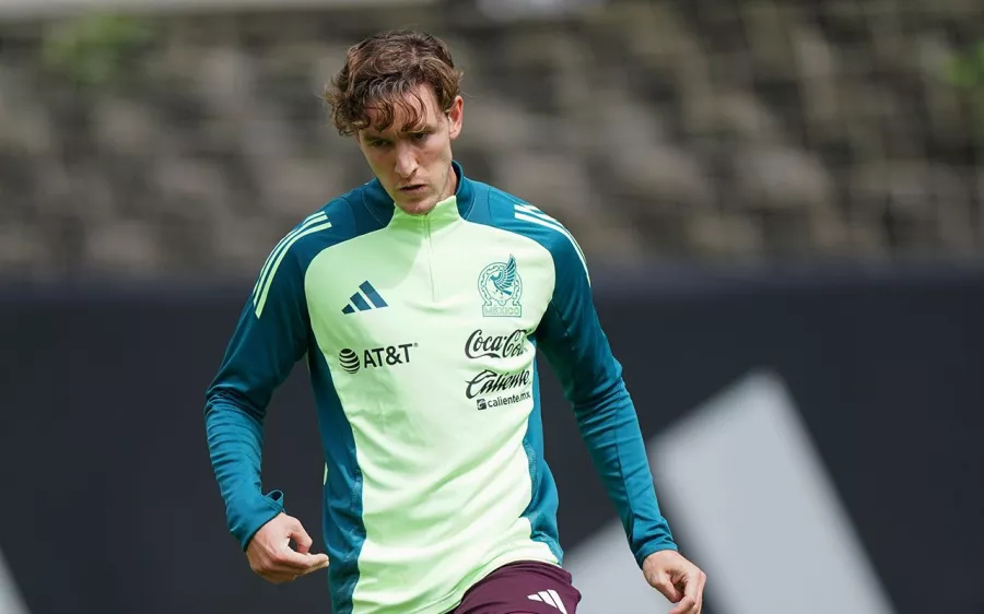 Germán Berterame ya entrenó con la Selección Mexicana