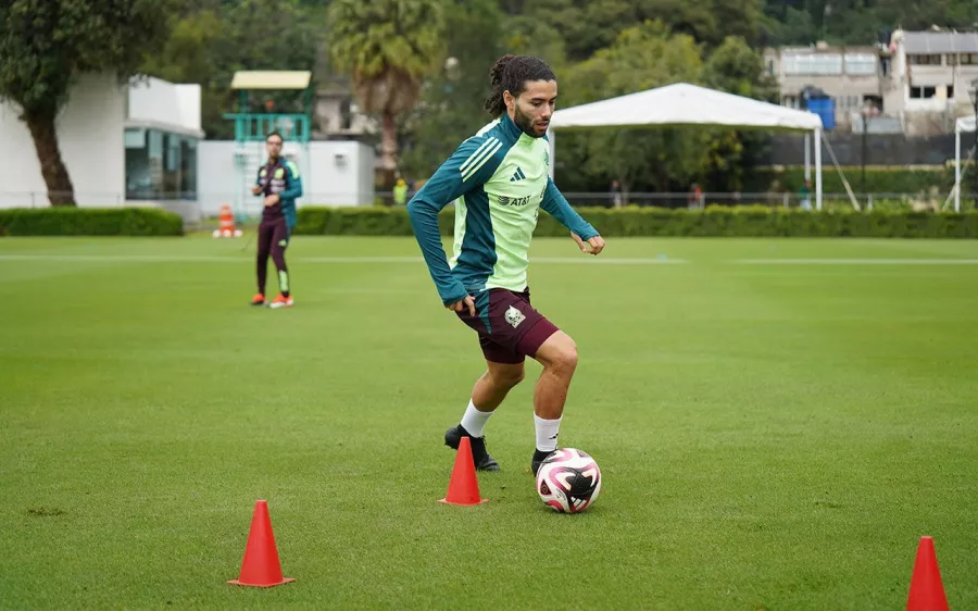 Germán Berterame ya entrenó con la Selección Mexicana