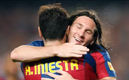 Así despide Leo Messi a su gran amigo Andrés Iniesta