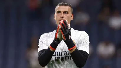 Andriy Lunin: infección vírica, si todo marcha bien solo se perderá la Fecha FIFA. 