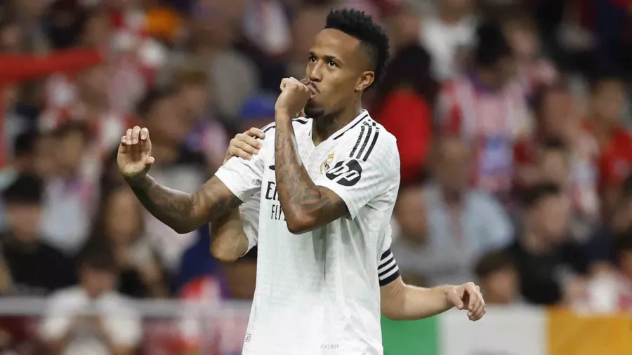 Éder Militão: lesión muscular en el cuádriceps izquierdo, si no hay complicaciones volverá tras la Fecha FIFA.