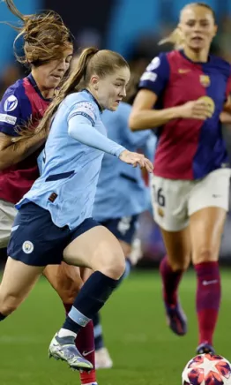 Barcelona, sorprendido por el Manchester City en la Champions League femenil