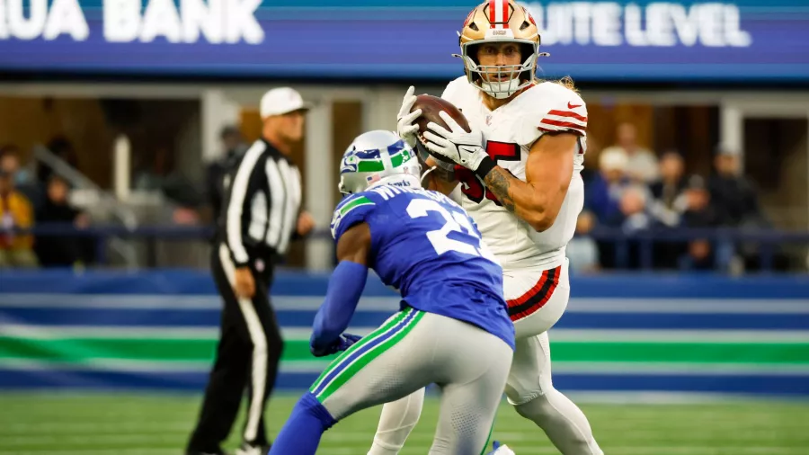 George Kittle fue el protagonista de la victoria de los 49ers