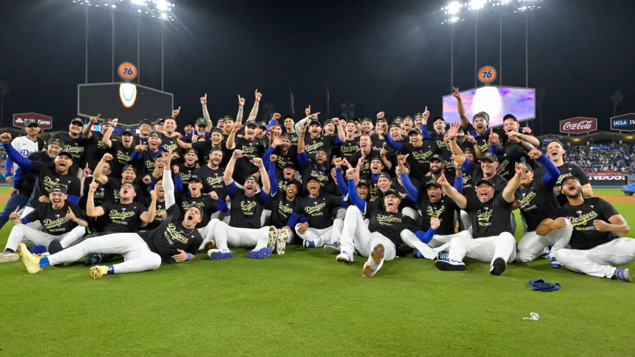 Los Dodgers taparon bocas y festejaron a lo grande