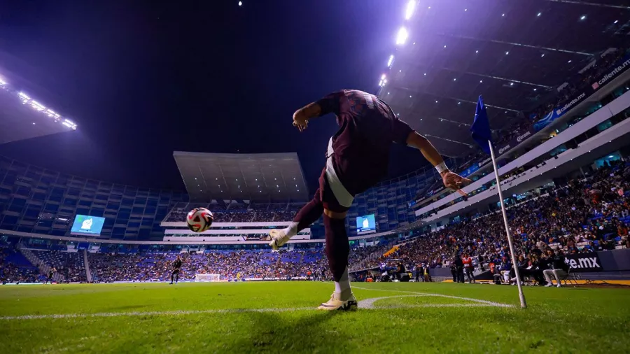 Así la asistencia en el Estadio Cuauhtémoc de Puebla.