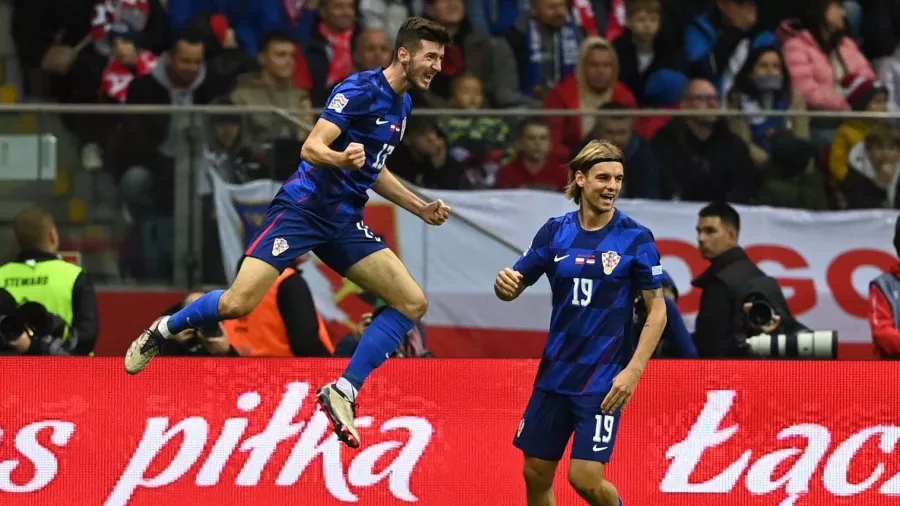 1, 2, 3... 5 goles en el primer tiempo del Polonia vs Croacia