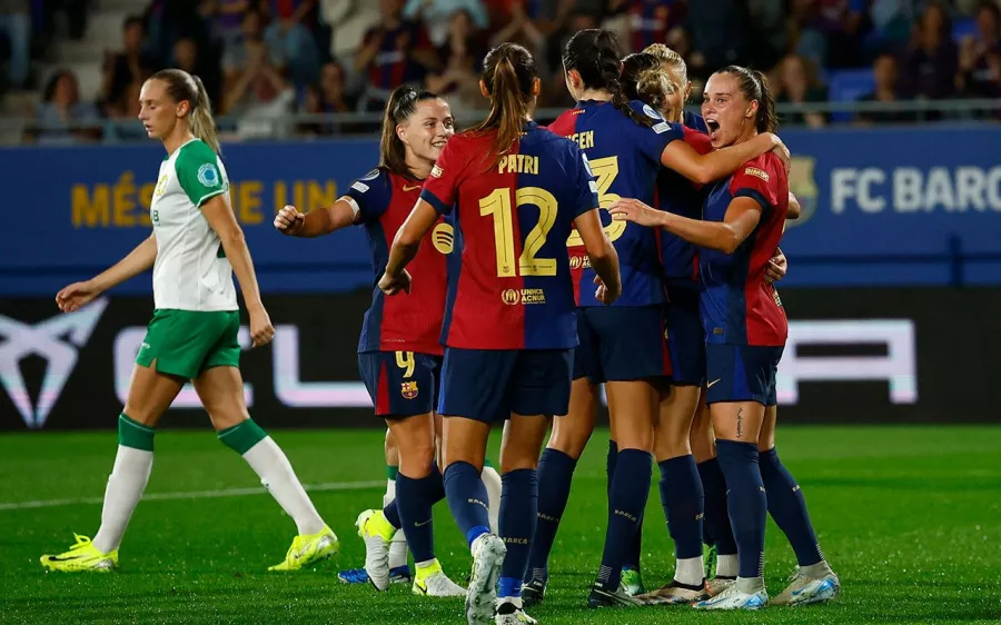 Goleada memorable; Barcelona hace pedazos 9-0 a Hamarby Fotboll