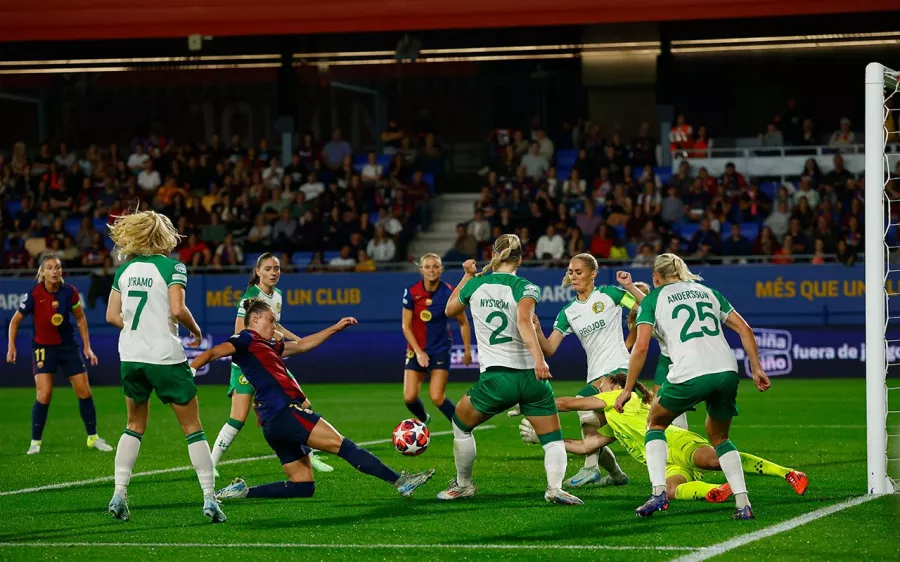 Goleada memorable; Barcelona hace pedazos 9-0 a Hamarby Fotboll