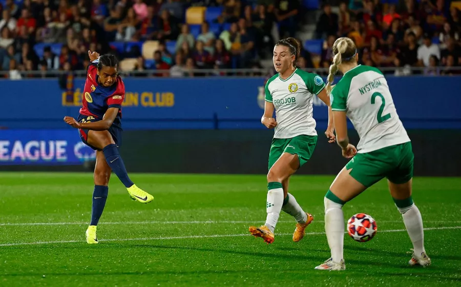 Goleada memorable; Barcelona hace pedazos 9-0 a Hamarby Fotboll