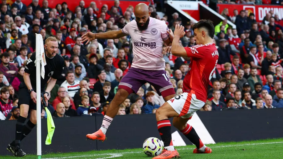 Manchester United le borró la sonrisa al Brentford