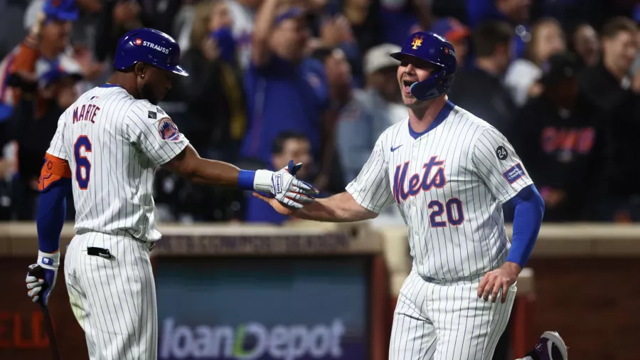 Los Mets apalearon a los Dodgers y las emociones contrastaron