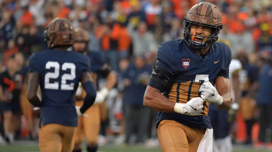 Tienes que ver el increíble uniforme retro de la Universidad de Illinois