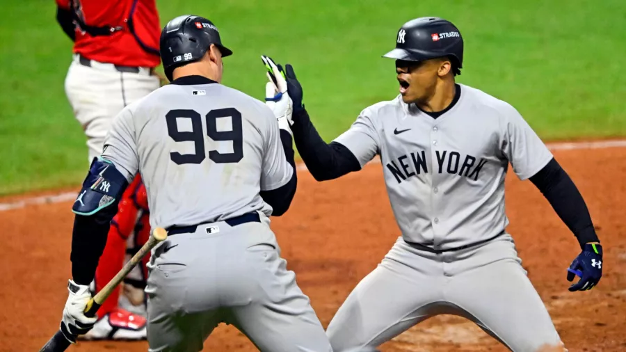 Así celebraron los Yankees su regreso a la Serie Mundial después de 15 años