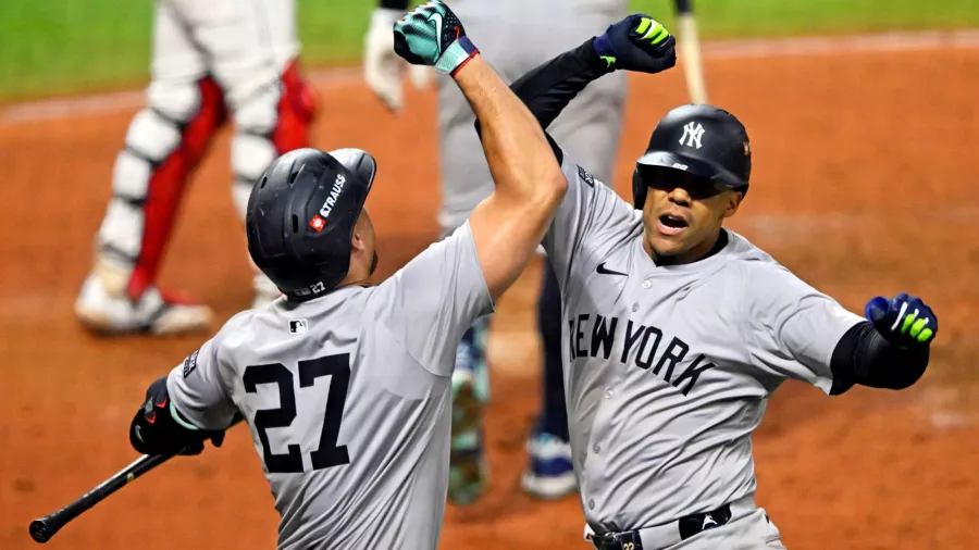 Así celebraron los Yankees su regreso a la Serie Mundial después de 15 años