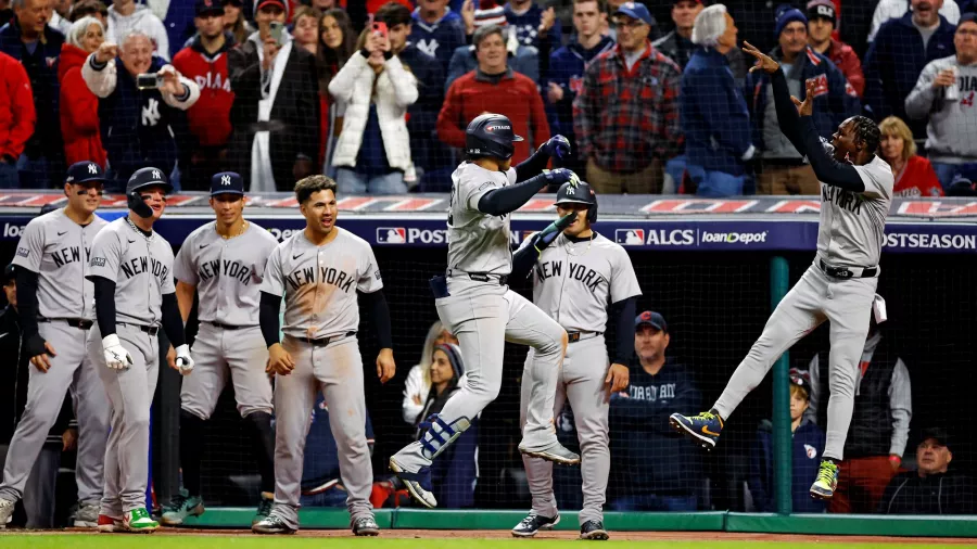 Así celebraron los Yankees su regreso a la Serie Mundial después de 15 años