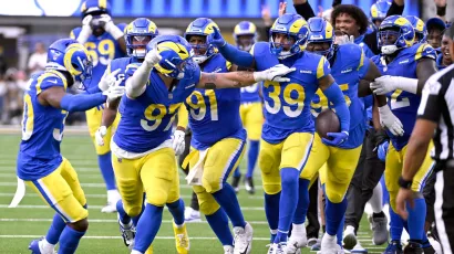 Los Rams defendieron su casa y ganaron por muy poco