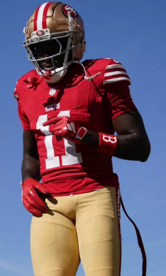 Siguen las malas noticias para los 49ers: Brandon Aiyuk se lesionó