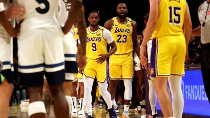 LeBron James y Bronny se convirtieron en históricos en la NBA