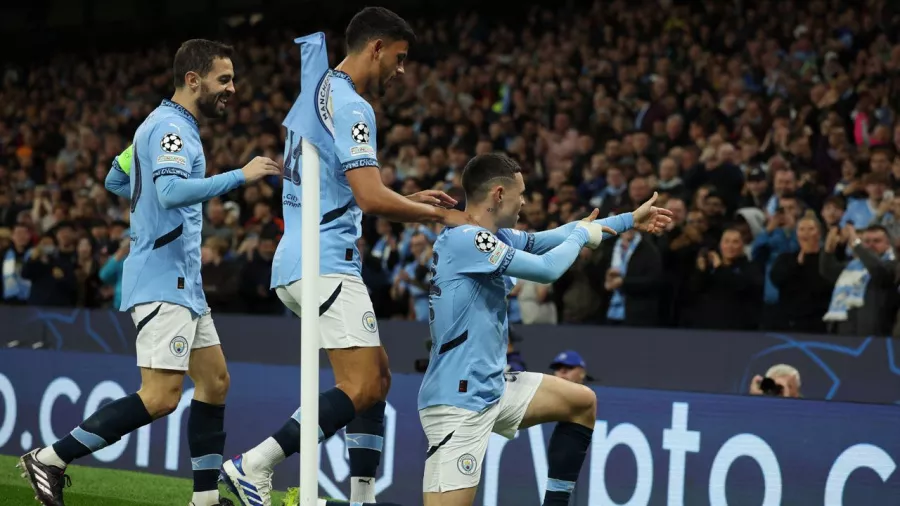 Phil Foden dejó atrás a David Beckham en la Champions League