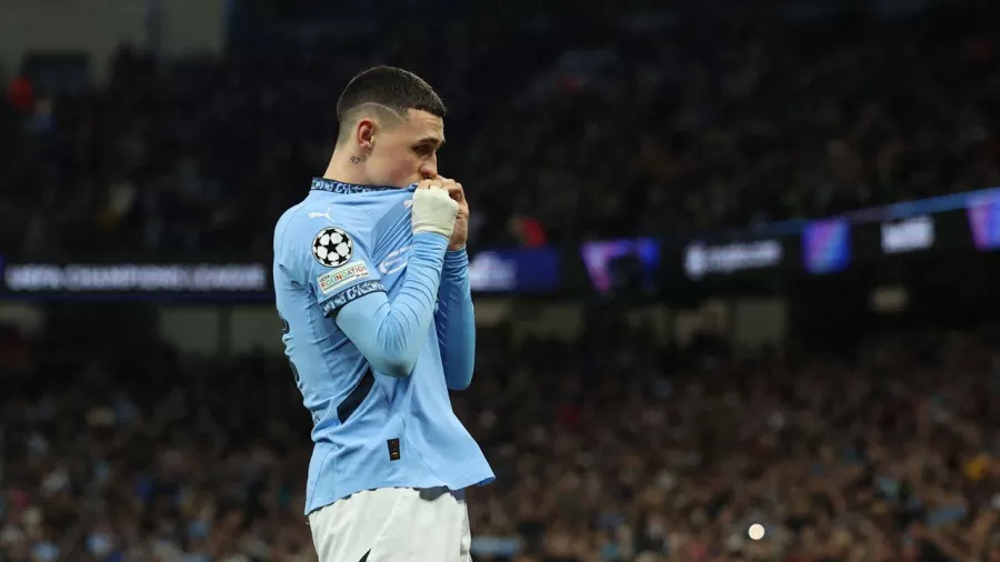 Phil Foden dejó atrás a David Beckham en la Champions League