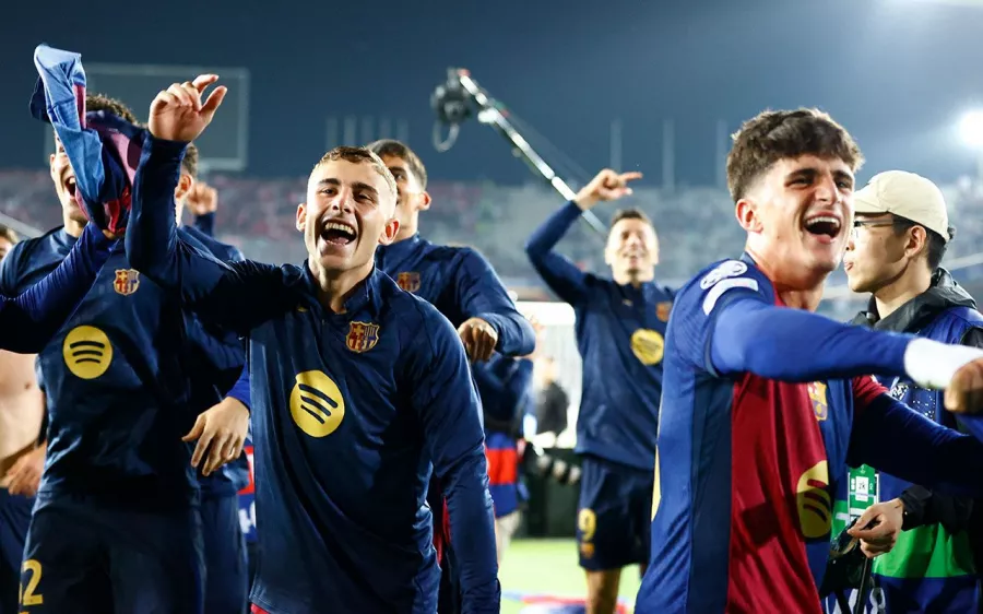 Así celebra el Barcelona el final de la amarga historia con el Bayern Munich