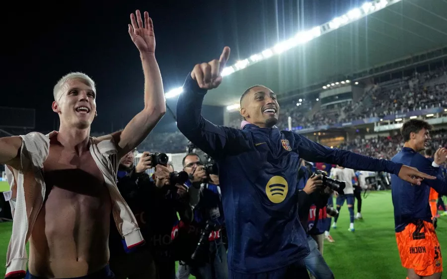 Así celebra el Barcelona el final de la amarga historia con el Bayern Munich