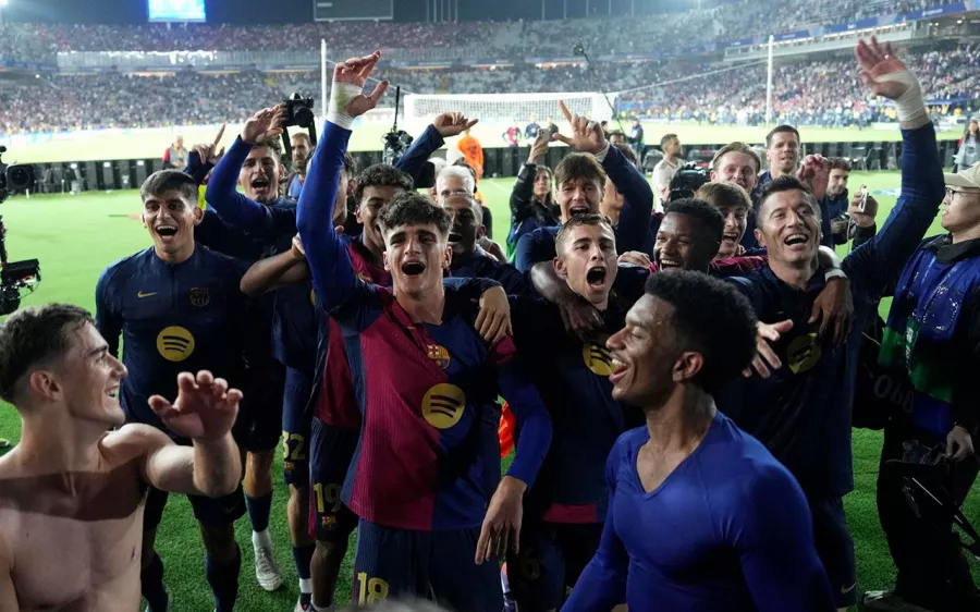 Así celebra el Barcelona el final de la amarga historia con el Bayern Munich