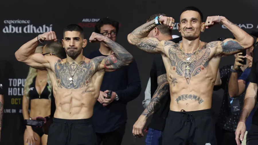 Ilia Topuria y Max Holloway, listos para UFC 308