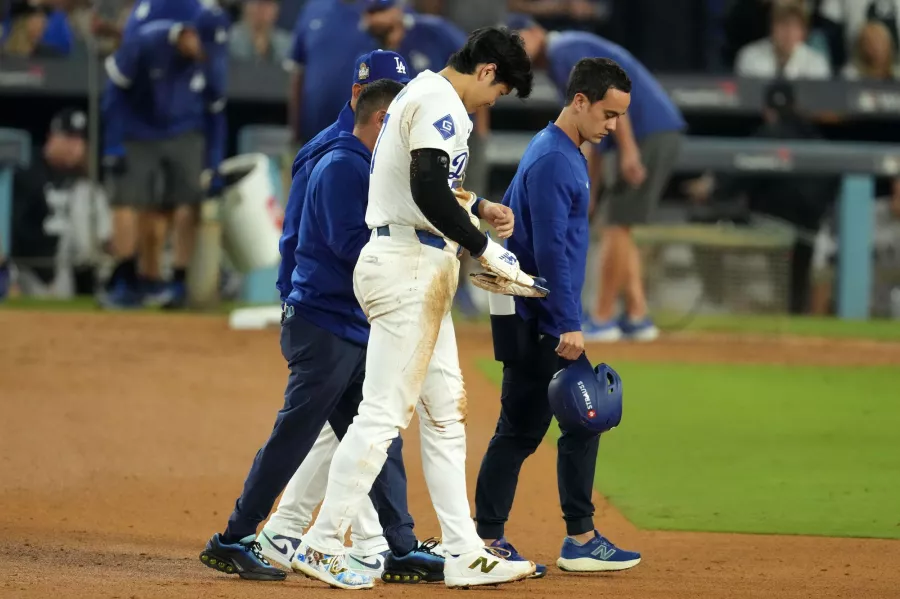 La lesión de Shohei Ohtani ensombreció el triunfo de los Dodgers